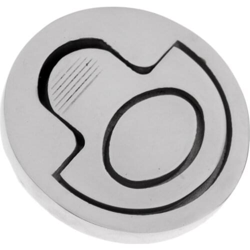 4x Round 50mm Hatch Pull Handle / Flush Lifting Ring Marine Stainless Steel