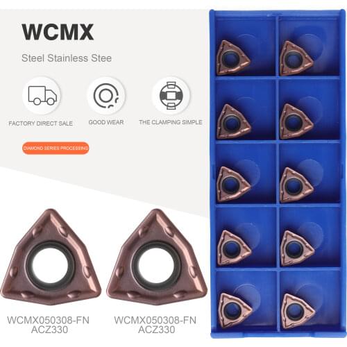 WCMX030208 WCMX040208 WCMX050308 WCMX060308 WCMT080412FN ACZ330 Fast Violent Drill Blade Carbide Blade Stainless Steel Drill Bit