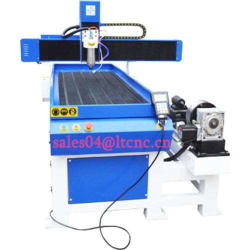 Hot sale 3 4 Axis 3D 6090 CNC Wood Router Carved Engraver cnc Machine with Side Rotary Axis Price