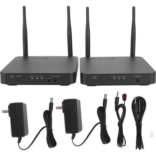 HD 1080P 100M Wireless HDMI Extender 2.4GHz/5GHz HDMI 1.3 for HDTV 3D WiFi HDMI Transmitter Receiver Support HDCP1.4 HDTV