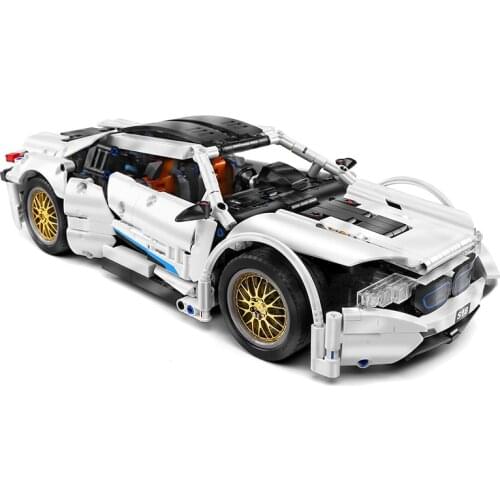 SEMBO 701940 1270Pcs MOC High-Tech 1:14 The BMWed I8 Speed Racing Car Model Building Blocks Bricks Boy Toys Birthday Gifts