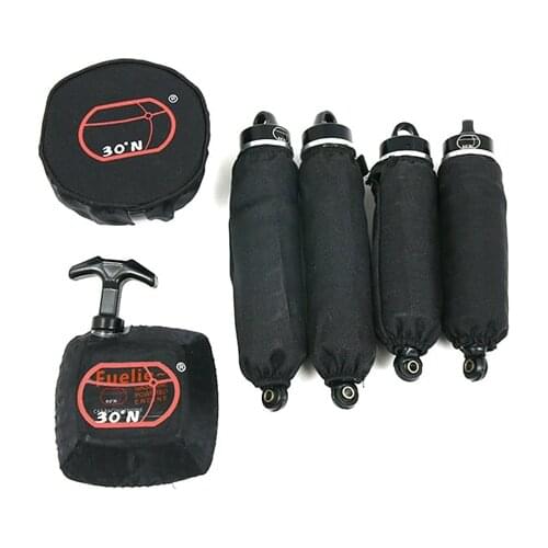 Dust jacket set contains Pull starter cover Air filter cover Shock covers for LOSI 5IVE-T ROVAN LT KM X2 DTT