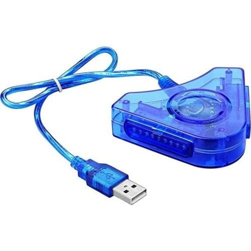 New Joystick USB Dual Player Converter Adapter Cable For PS2 Gamepad Dual Playstation USB Game Controller