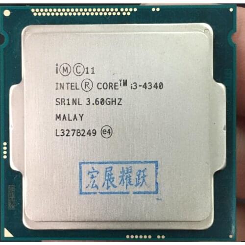 Intel Core Processor I3 4340 I3-4340 LGA1150 22 nanometers Dual-Core 100% working properly Desktop Processor