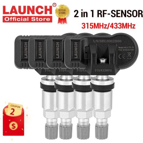 LAUNCH X431 TPMS RF-Sensor 315MHz/433MHz Scan Tire Repair Tools Automotive Tyre Pressure Monitor Tire Pressure Sensor Programmer