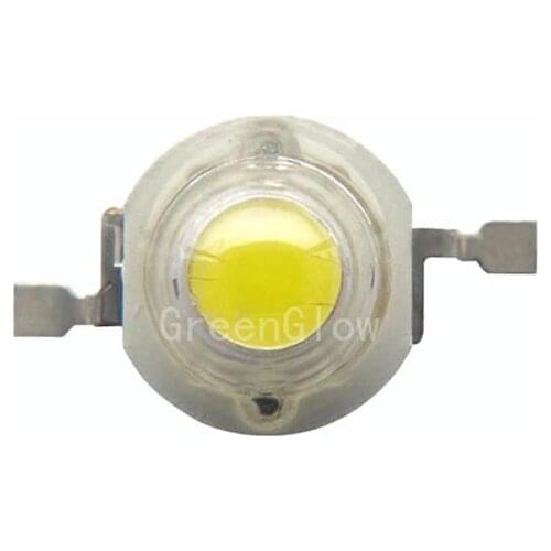 20~50X supper brightness high color rendering index LED chip ( CRI >90 ) 5W white color high power led diode free shipping