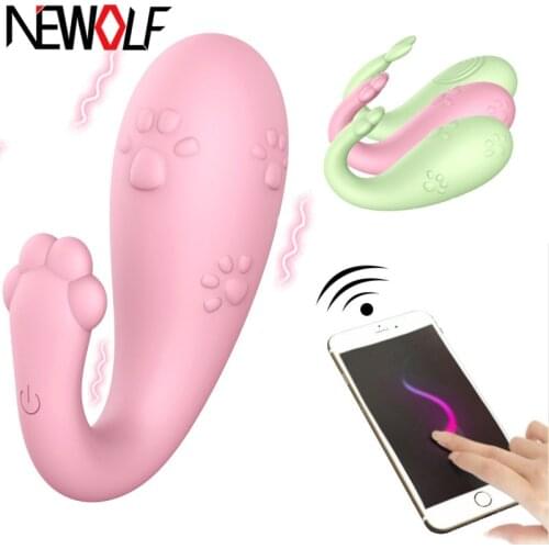 Monster Pub Long Distance App Remote Control Vibrator Sex Toy for Couple Vibrating Egg Bluetooth Connected G Spot Vibrator S78
