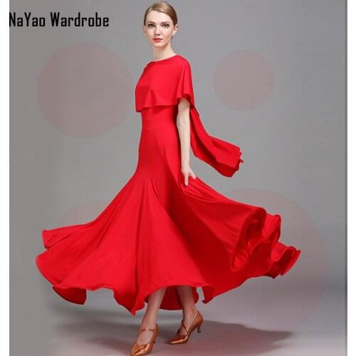 2021 New 1730 Latin Dance Dress Women Band Bare Back Lotus Sleeve Design Modern Dance Dress for Dancing Performance Show Cloth