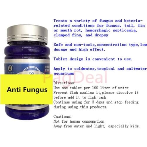 30pcs 100pcs Aquarium Fish Tank Treatment Anti Fungus Easy To Use Aquatic Fish Infection Cure Medicine Drug