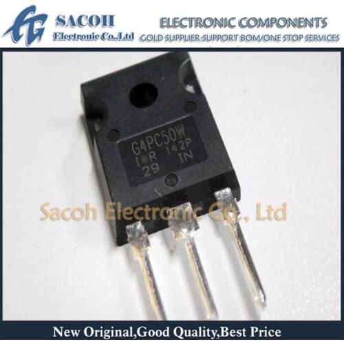 10Pcs IRG4PC50WPBF or IRG4PC50W G4PC50W TO-247 27A 600V INSULATED GATE BIPOLAR TRANSISTOR