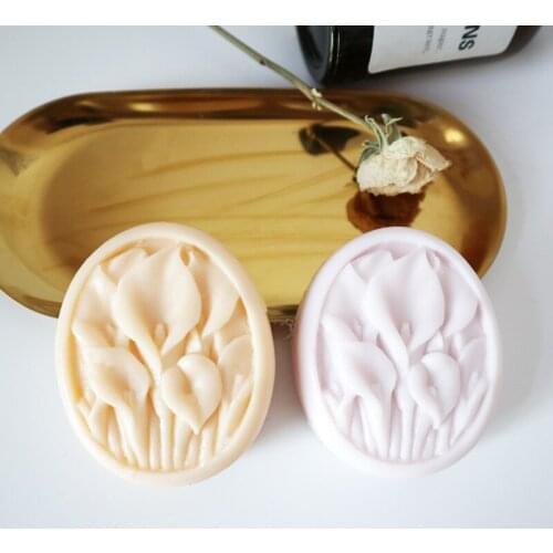 Calla Lily Handmade Soap Silicone Mold Handmade Diy Flower Soap Mold Silicone Mold for Resin