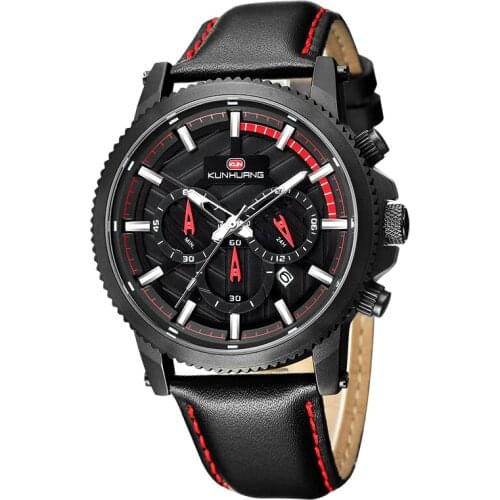 Top Brand Quartz Clock Date Relogio Masculino Men Waterproof Chronograph Sport Watches