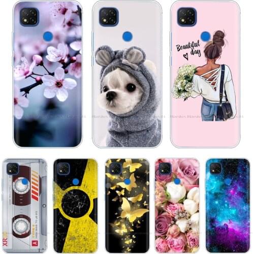 6.53'' for Xiaomi Redmi 9C Case Silicone Soft Phone Back Cover for Xiaomi Redmi 9C NFC Case TPU Bumper on Redmi9C 9 C Funda Para