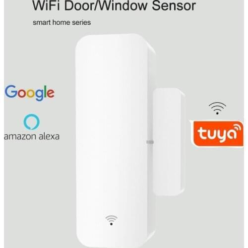 5pcs Tuya Smart / WiFi Door Sensor Door Open / Closed Detectors Compatible With Alexa Google Home IFTTT Tuya/Smar tLife APP
