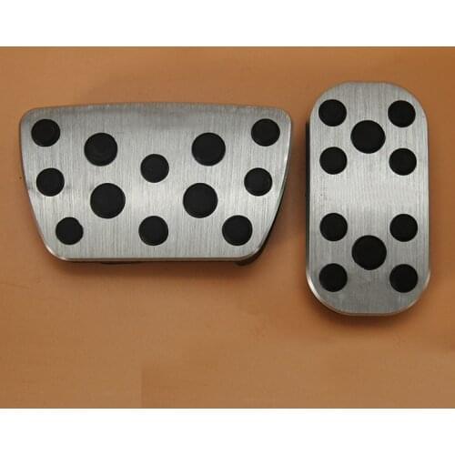 For Toyota Land Cruiser Prado FJ150 2010- 2018 Fuel Brake Foot Rest AT pedals Plate Non slip Accelerator brake pedal Pads cover