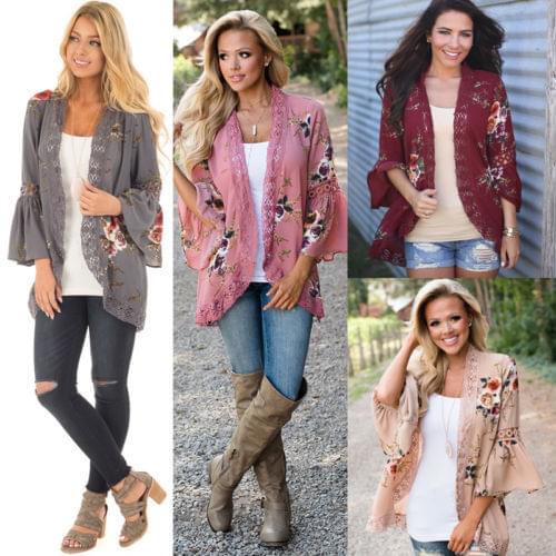 Hirigin Women's Knitted Coats