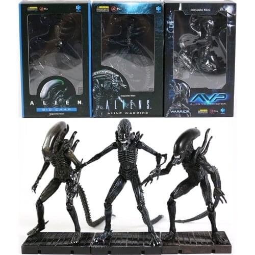 Hiya Toys Aliens Big Chap Warrior Alien 4.5" PVC Action Figure with Accessories
