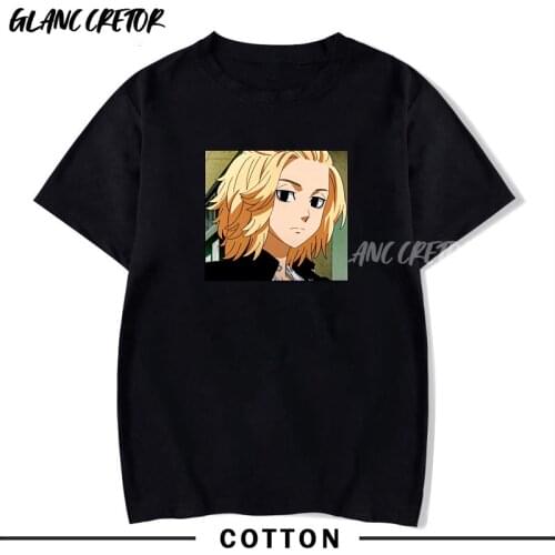 2021 hot Anime Tokyo Revengers Printed T-shirt for Mens Summer T-shirt Top Harajuku oversized t shirt men t shirt best seller