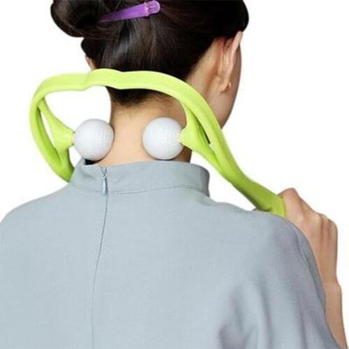 Head Neck Massager Pressure Relief Hand Roller Tool For Health Spa And Relaxation