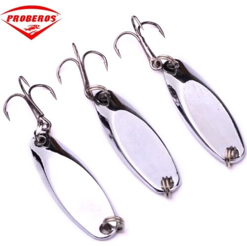 Metal Fishing Lure 3pcs/lot 6.78g Spoon Lure Spinner Bait Fishing Tackle Hard Bait Spinner Bait Isca Artificial Peche
