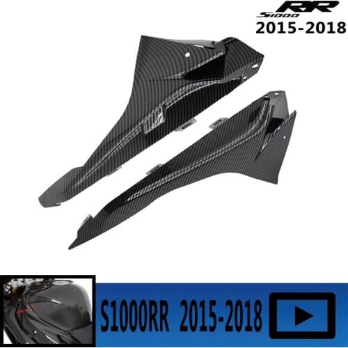 Motorcycle For BMW Models Carbon Fiber Fuel Tank Side Panel ABS Material S1000RR S1000 RR S 1000RR 2015 2016 2017 2018