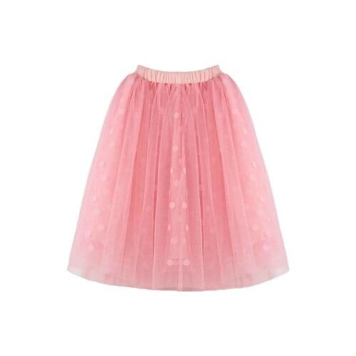 Mother and daughter clothes 2018 spring and summer casual mom and daughter skirts tutu women and girls skirt
