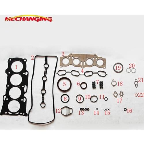 Customized FOR TOYOTA PICNIC AVENSIS CAMRY 16V 1AZFE 1AZ Engine SHIM Metal Cylinder Head Gasket set Engine Parts 04111-28074