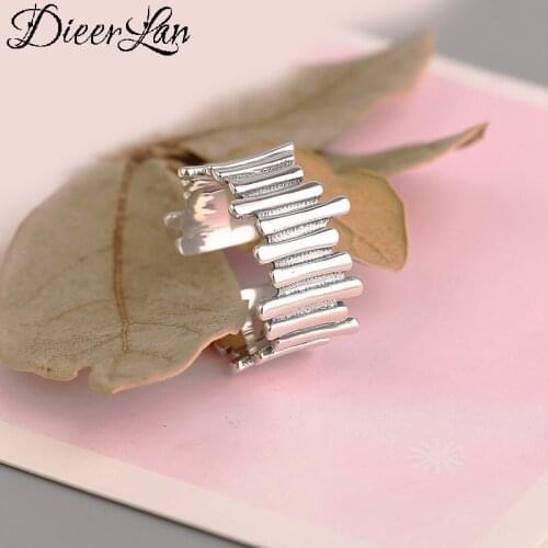 Luxury Brand 925 Sterling Silver Chains Rings For Women Wedding Statement Jewelry Valentines Gifts Lover Finger Ring aneis