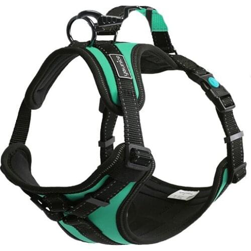 Luxury Pet Dog Chest Strap, Large Medium-sized Dog Nylon Breathable Reflective Anti-explosion Chest Strap Wholesale Dog Harness