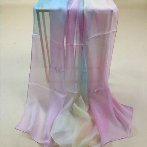 Size:62*180 s451 Real Mulberry Silk Scarf Chiffon