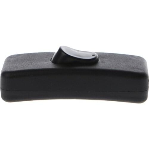 Universal AC 110-250V 2A Inline Lighting Lamp Plastic In Line Cord Rocker Switch New