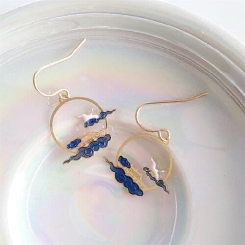 New Dangle earrings Classic asymmetric Tassel pendant earrings female Vintage Chinese wind earrings for women Nightclub jewelry