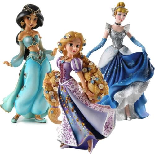 Princess Showcase Elsa Figurine model toy Collection figure Cake Decorations Action PVC Model Toy