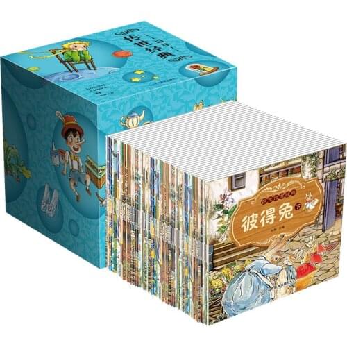 100 Books Peter Rabbits Story Childrens Early Education Baby Bedtime Storybook Chinese Picture Pinyin Stories Reading For Kids