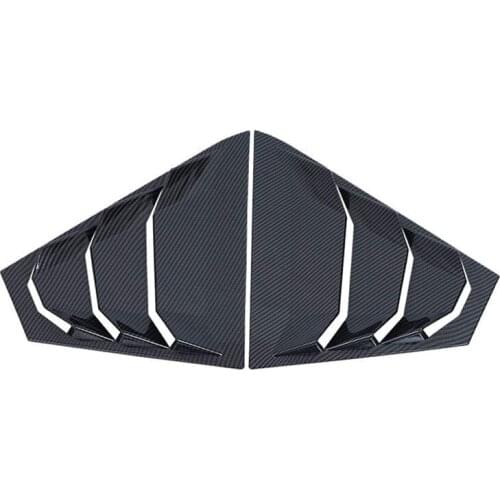 2PCS for Nissan Altima 2019-2021 Rear Side Window Louvers Air Vent Scoop Shades Cover Blinds Accessories