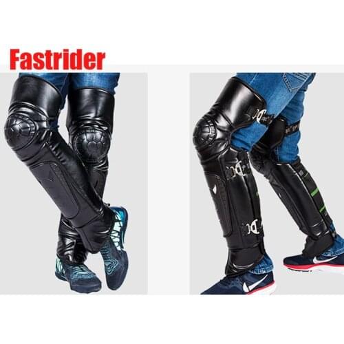 2021 Motorcycle Electric Thickening Leather Kneepad Winter Warm Windproof Riding Knee Pads