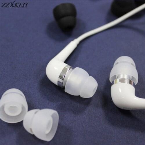4Pairs Universal Two Layer Silicone In-Ear Earphone Ear Plug Earphones Headphones Accessories