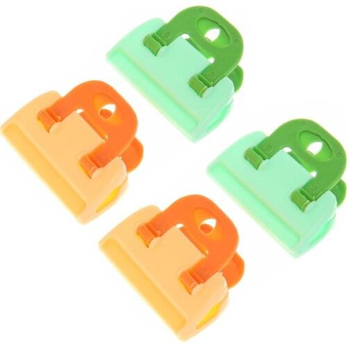 4Pcs Plastic Food Bags Sealing Clip Snacks Storage Bag Sealer Kitchen Tool