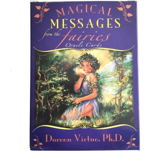 44 Pcs Oracle Magical Messages from Fairies Oracle Card Board Deck Games Palying Cards For Party Game