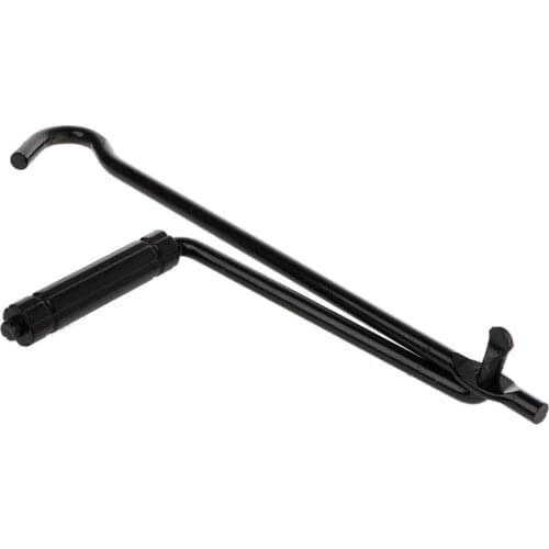 Car Metal Handle Jack Wrench Scissors Jack Wrench Car Truck Black Labor-Saving Durable Lug Wheel Repair Tool Jack Accessories