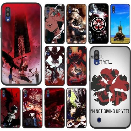 Hot Anime Black Clover For Samsung Galaxy A90 A80 A70 S A60 A50S A30 S A40 S A2 A20E A20 S A10S A10 E Soft Phone Case