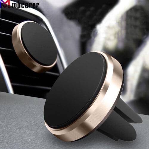 Mobile Phone Holder for Car Magnetic Car Air Vent Aluminium Alloy For iPhone Samsung GPS Bracket Stand Universal Car Accessories