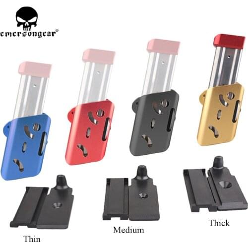 Emersongear IPSC CNC-B Models Holster GOLD Airsoft Aluminium 360 Degrees Rotate Magazine Pouch For Glock BD6280