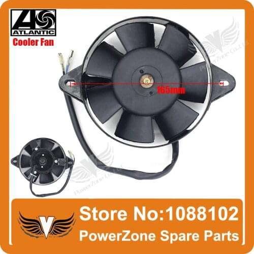 Dirt Bike Motorcycle ATV Quad Buggy ZONGSHEN LIFAN 165mm Oil Cooler Water Cooler Radiator Electric Cooling Fan Free Shipping