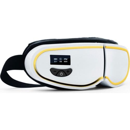 Intelligent Childrens Eye Care Instrument Hot Compress Pressure Bluetooth Music Eye Massage Instrument Eye Massager Cotton, ABS