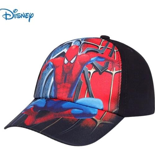 Disney Marvel Hat Spider Man Superhero Childrens Hat Baby Boys Girls Baseball Cap Outdoor Rest Cap Suitable for 3-8 Years Old