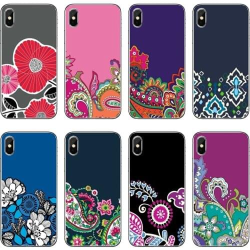 Fashion paisley Flowers Soft Phone Case For Samsung Galaxy A71 A70 A60 A51 A50 A41 A40 A31 A30 A20E A21S A12 A10 A7 A5 A3