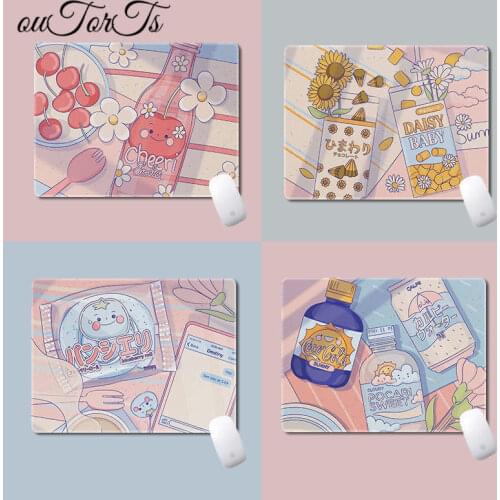 Kawaii Desk Pad Deskpad Laptop Mouse Mat for Office Home PC Computer Keyboard Cute Mouse Pad Gaming Desk Mats Gamer 22x18cm