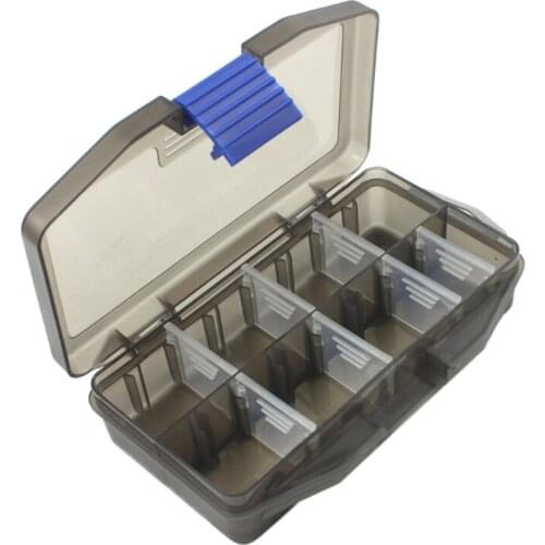 Compartments Organizer Container Visible Plastic Fishing Lure Box Tackle Bead Screw Baits Holder Case