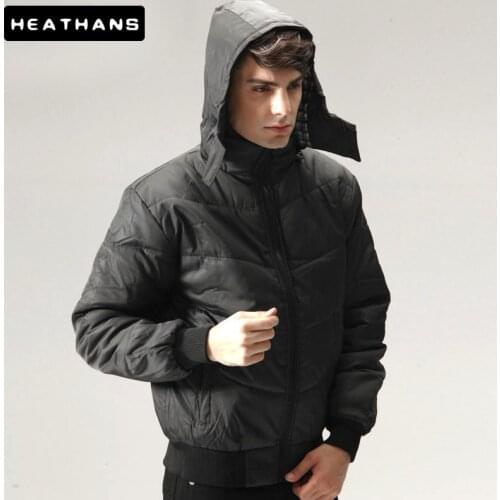 -20 Degree Mens Parka Overcoat Parka Coat Hooded Male Windbreaker Winter Hombre Warm Business Casual Jacket Thick Windproof Top